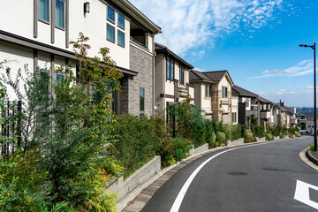 戸建住宅の風景