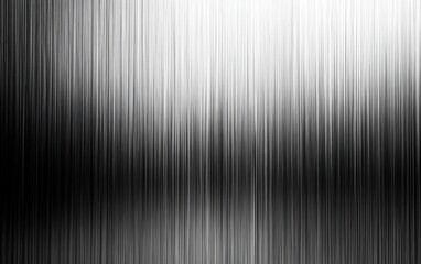 Obraz premium Brushed Metal Texture: Sleek silver brushed metal with fine linear striations, perfect for modern and high-tech designs. 
