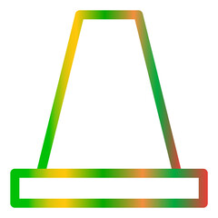construction gradien icon