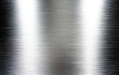 Brushed Metal Texture: Sleek silver brushed metal with fine linear striations, perfect for modern and high-tech designs.