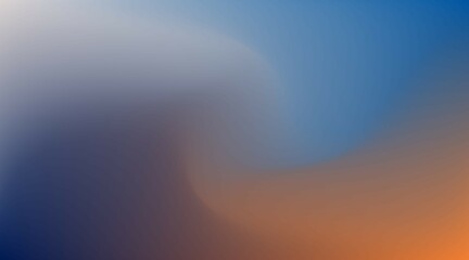 A mesmerizing gradient background blends colors Very Pale Grayish Pink, Deep Azure Blue, Vivid Orange, and Dark Navy Blue into a swirling vortex at the center.