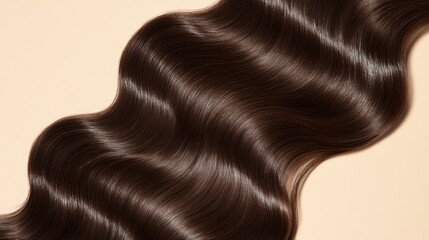 Fototapeta premium Lively Cascading Hair in Vibrant Waves