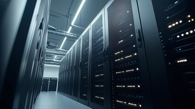 金融データを守るサーバールーム