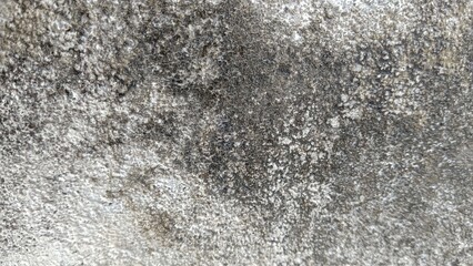 Close-up of a rough, weathered concrete wall with a mottled, uneven texture.