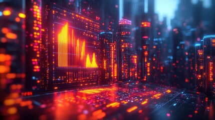 Obraz premium stylized 3d icon representing a modern digital application, emphasizing sleek lines, vibrant colors, and a futuristic aesthetic in a visually striking illustration