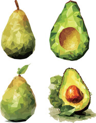 Naklejka premium set of vegetables isolated on white