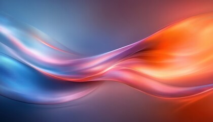 Iridescent neon waves showcasing fluid motion in vibrant colors