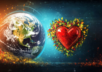 Fototapeta premium World Health Day poster design