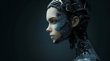 Female cyborg.