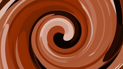 Abstract Brown Swirl Pattern background