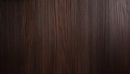 Obraz premium Dark brown wood texture with visible grain patterns, suitable as a background.