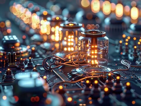 Quantum computers solving complex problems in seconds that would take traditional computers millennia, revolutionizing computational power