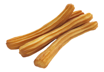 Photo of churros .Transparent background. Isolated PNG.