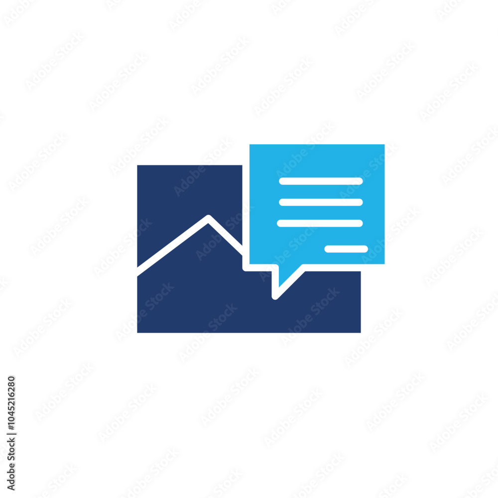 Aufkleber image information colored icon vector design good for web or mobile app