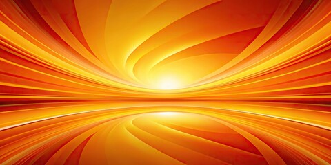 Obraz premium Forced perspective abstract orange and yellow background
