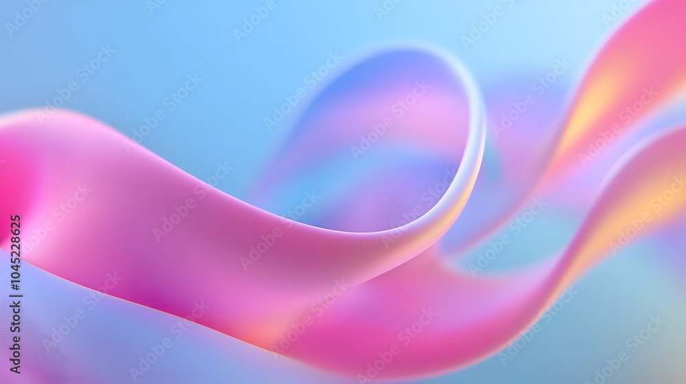 Poster vibrant dynamic polygons in fluid motion - captivating abstract shapes with glowing edges and ever-s