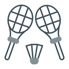 Badminton Icon Design