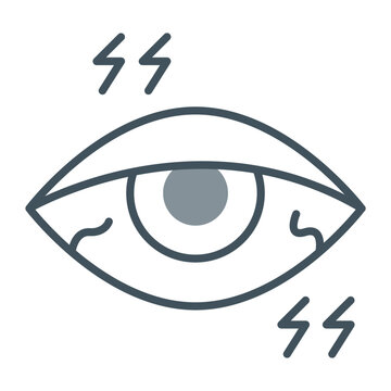 Painful Eye Icon Design