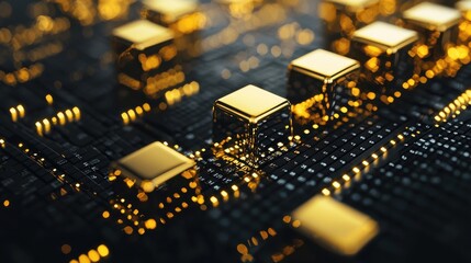 Digital Gold Trading Concept in Banking