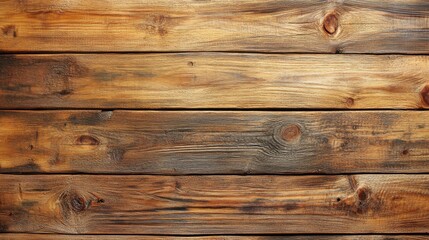 Naklejka premium A wooden plank background with natural grain and texture, giving a rustic and organic feel, perfect for food photography or eco-themed designs