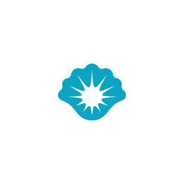 abstract logo icon shell business corporate. Vector illustration. pearl Shell vector icon