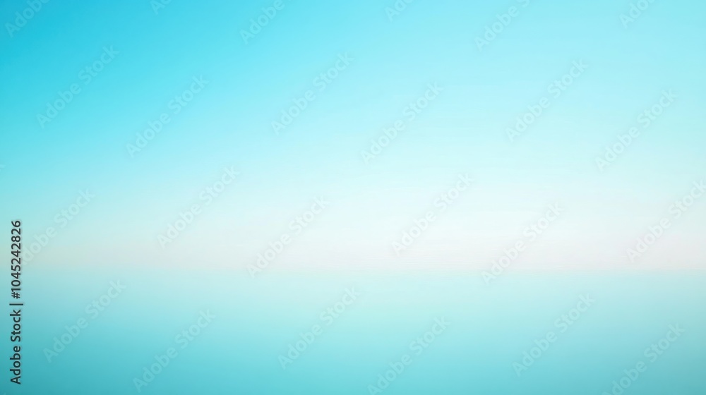 Poster a soft gradient background from light blue to white, creating a calm and minimalistic atmosphere, pe