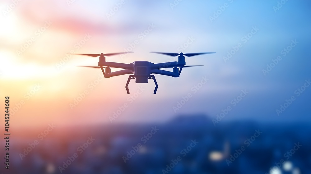 Poster advanced automated drone swarms enhancing missile defense capabilities - thermal sensors for wide-ar