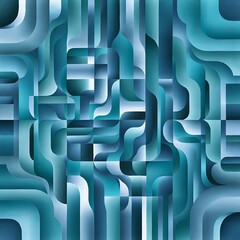 Obraz premium Abstract blue geometric background