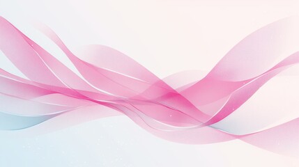 Abstract wave design in soft pink and blue shades, creating a calm and captivating visual effect.