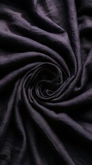 Fototapeta premium Close up view of dark purple linen fabric texture