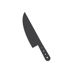 knife icon Symbol mark in filled style