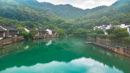 Shaoxing, Zhejiang Province - Aerial photography of classical architecture