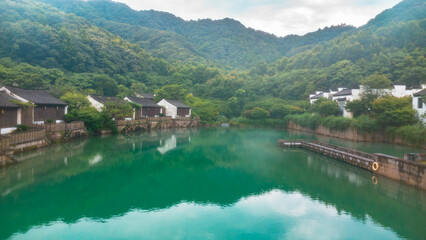 Obraz premium Shaoxing, Zhejiang Province - Aerial photography of classical architecture