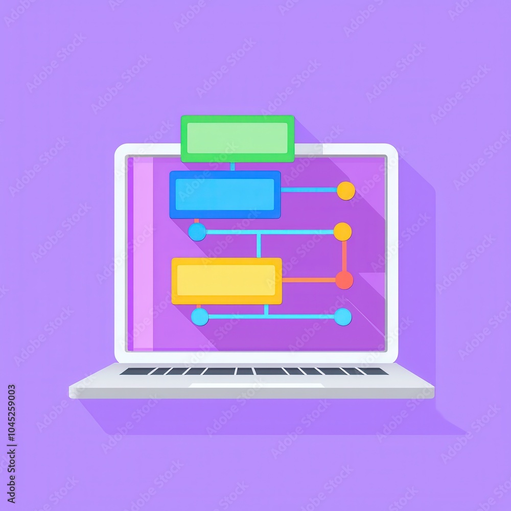 Poster visualizing code repository control system