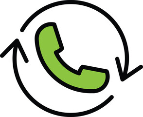 Set Of Phone Icon Illustration 