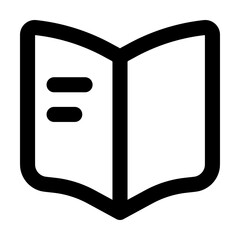 book, book icons, book   icon editable stroke outline icon isolated on white background flat vector illustration. Pixel perfect. 64 x 64.
