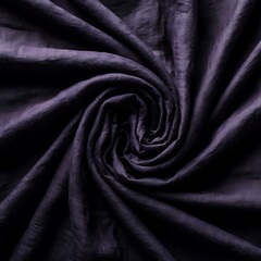 Fototapeta premium Close up view of dark purple linen fabric texture
