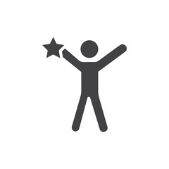 Success Icon Symbol mark in filled style