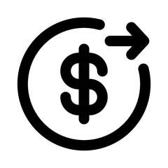 sendmoney, sendmoney icons,sendmoney    icon editable stroke outline icon isolated on white background flat vector illustration. Pixel perfect. 64 x 64.