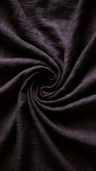 Fototapeta premium Close up view of dark purple linen fabric texture