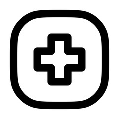  cross, cross icons,cross    icon editable stroke outline icon isolated on white background flat vector illustration. Pixel perfect. 64 x 64.