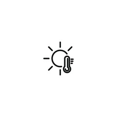 Weather icon. Weather icon set. Linear style.