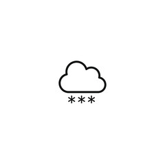 Weather icon. Weather icon set. Linear style.