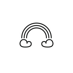 Weather icon. Weather icon set. Linear style.