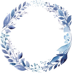 blue floral background