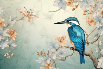 Kingfisher animal bird hummingbird.