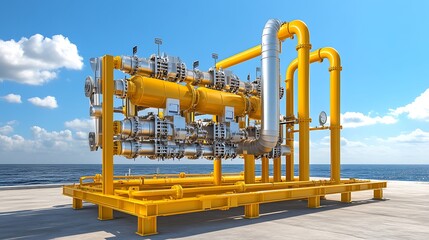 Heat Exchangers
Used to transfer heat between process fluids, heat exchangers play a crucial role in cooling or heating the gas during various stages.