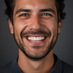 Obraz premium Confident Smile with Perfect Dental Care