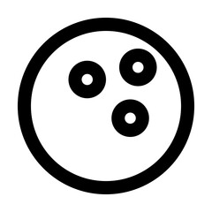 ball,ball icons, ball   icon editable stroke outline icon isolated on white background flat vector illustration. Pixel perfect. 64 x 64.
