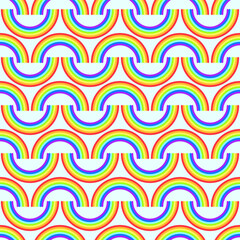 Rainbow pattern background, vector illustration.